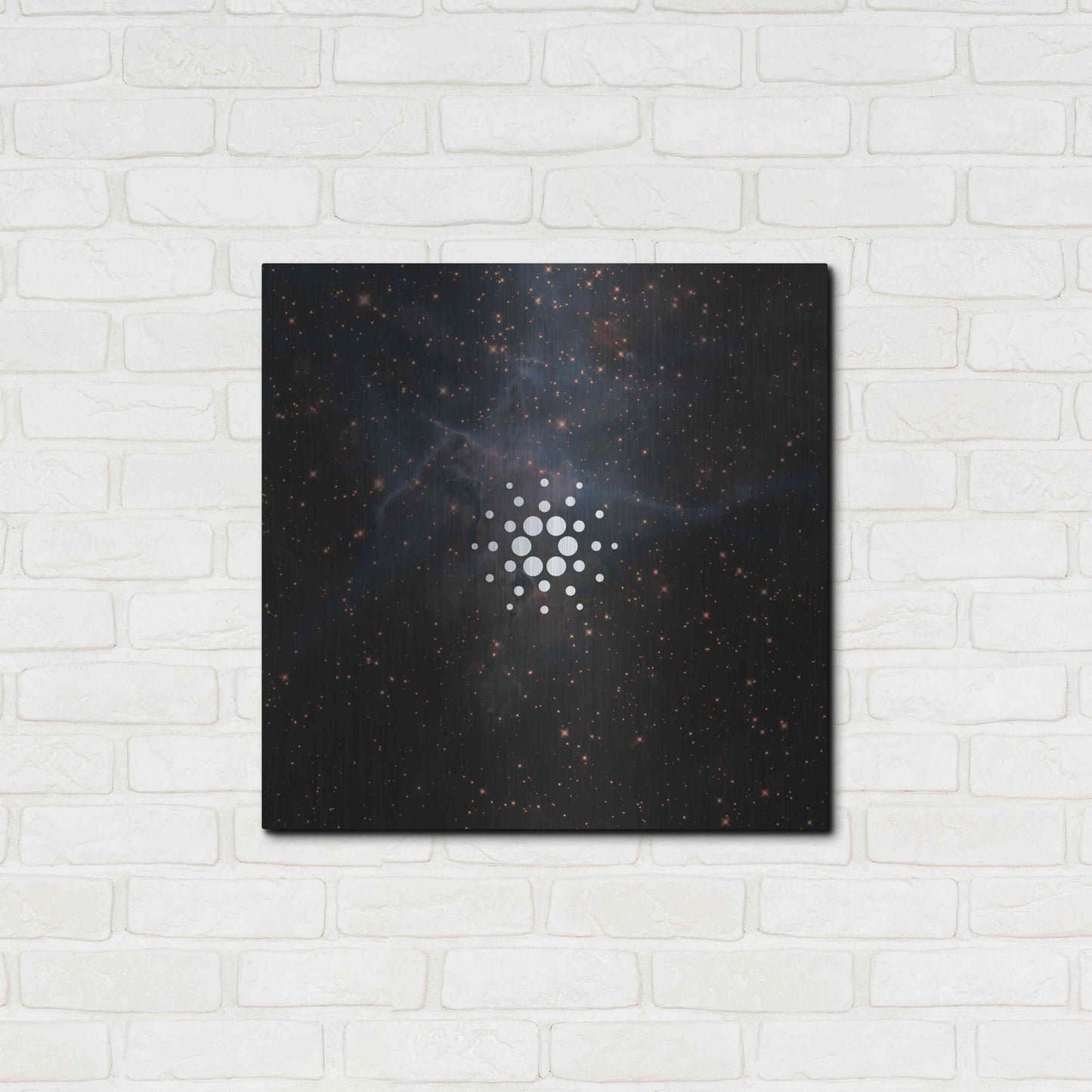 Luxe Metal Art 'Constellation Cardano' by Epic Portfolio, Metal Wall Art,24x24