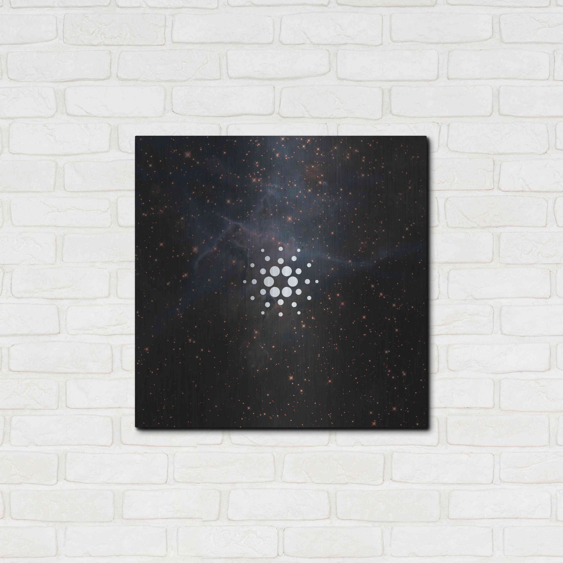 Luxe Metal Art 'Constellation Cardano' by Epic Portfolio, Metal Wall Art,24x24