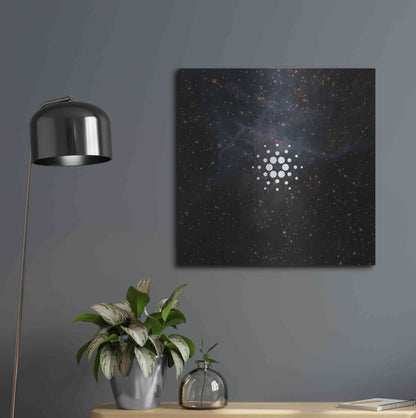 Luxe Metal Art 'Constellation Cardano' by Epic Portfolio, Metal Wall Art,24x24