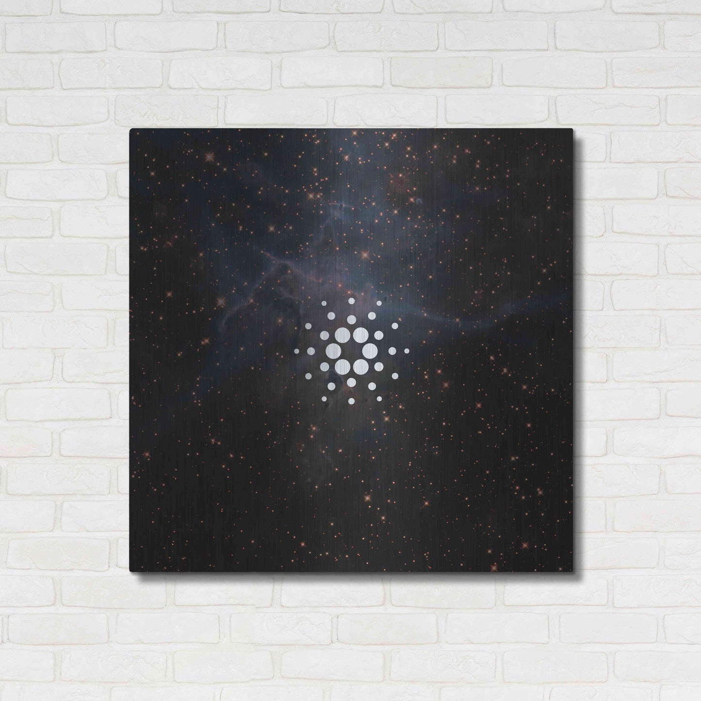 Luxe Metal Art 'Constellation Cardano' by Epic Portfolio, Metal Wall Art,36x36