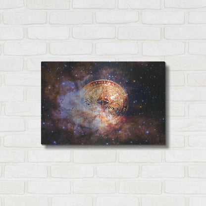 Luxe Metal Art 'Ethereum Nebula' by Epic Portfolio, Metal Wall Art,24x16