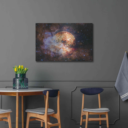 Luxe Metal Art 'Ethereum Nebula' by Epic Portfolio, Metal Wall Art,36x24