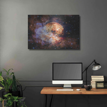 Luxe Metal Art 'Ethereum Nebula' by Epic Portfolio, Metal Wall Art,36x24