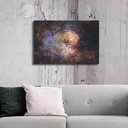 Luxe Metal Art 'Ethereum Nebula' by Epic Portfolio, Metal Wall Art,36x24