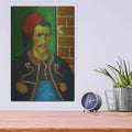 'The Zouave' by Vincent Van Gogh – Metal Wall Art, 12x16 room view