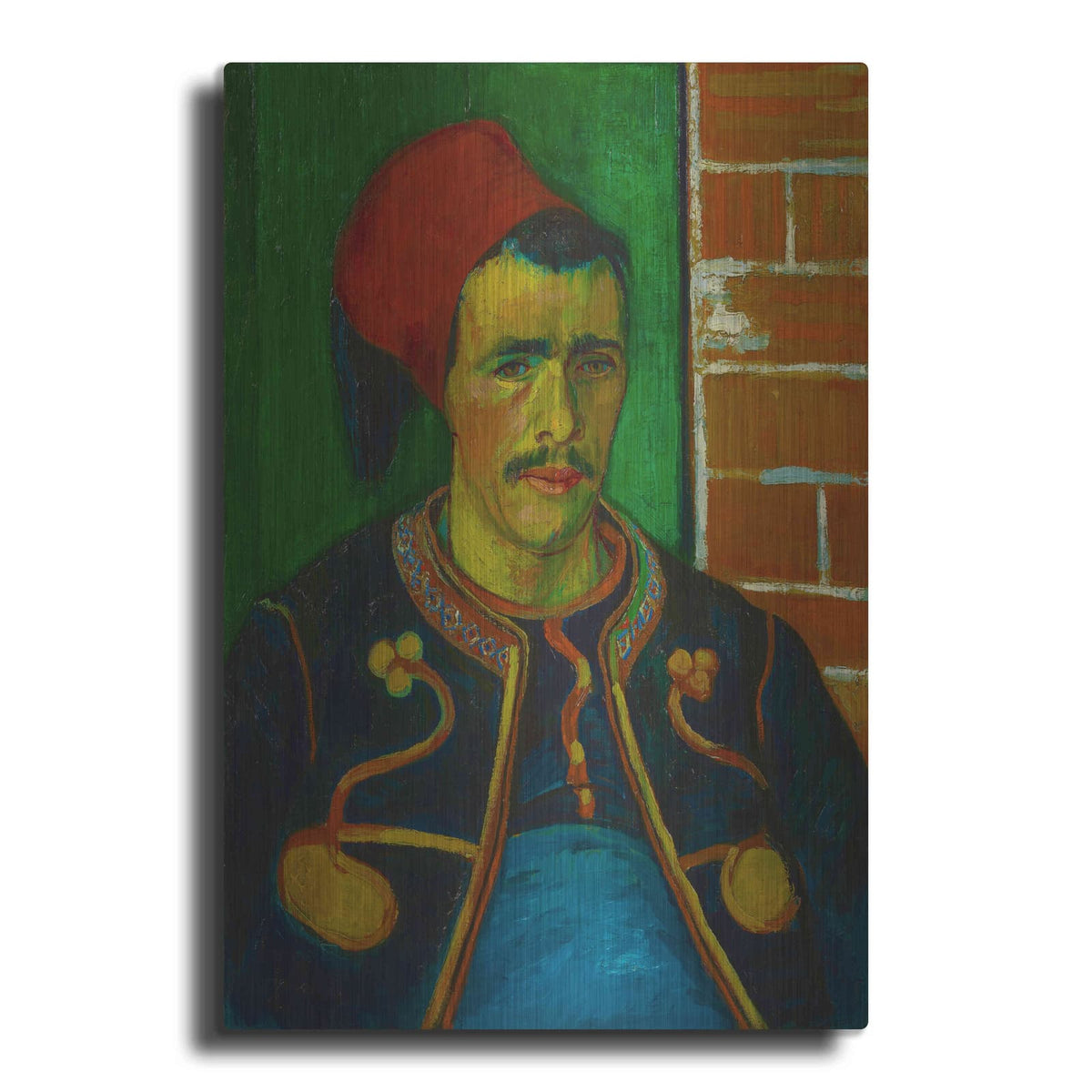 'The Zouave' by Vincent Van Gogh – Metal Wall Art