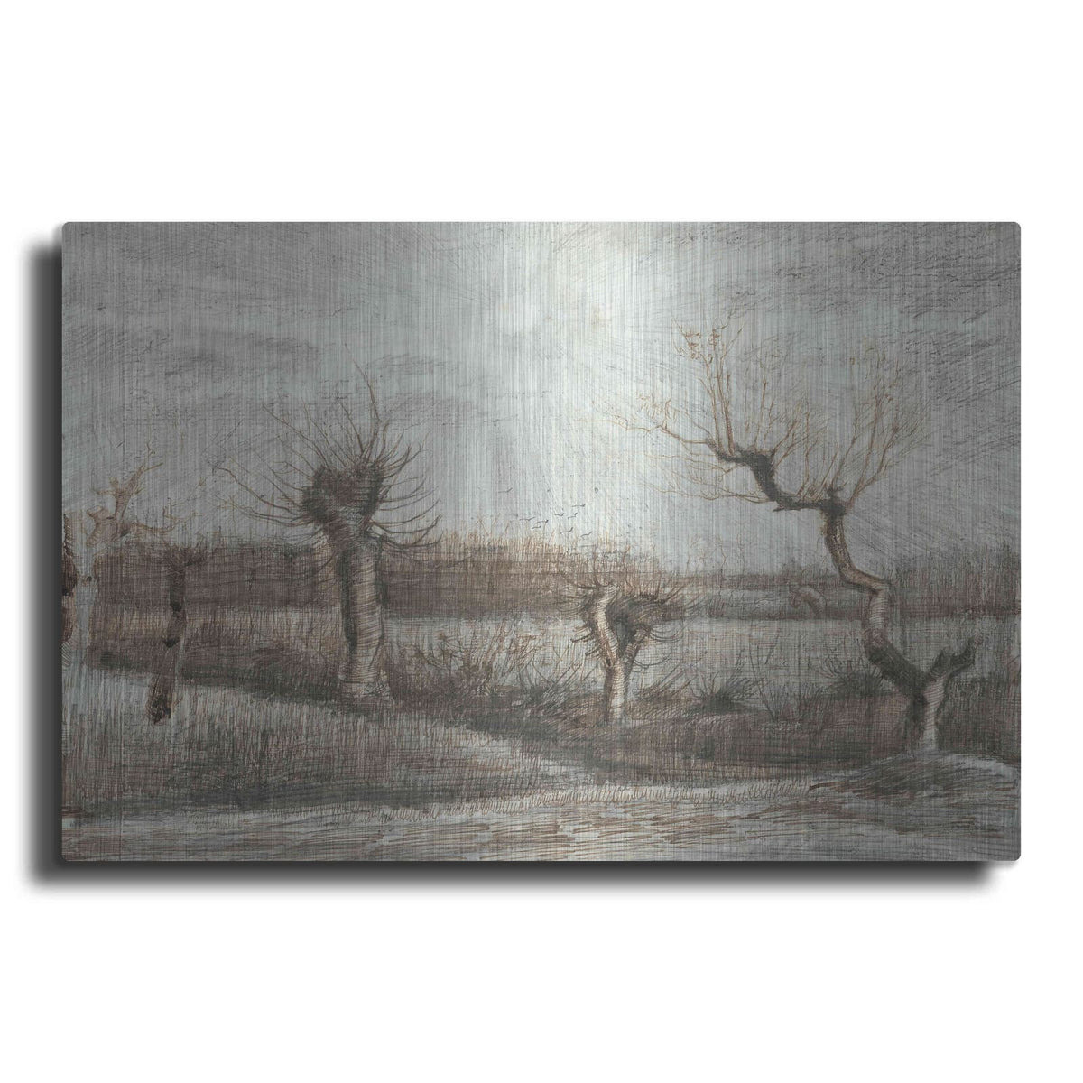 'Tetards (Pollards)' by Vincent Van Gogh – Metal Wall Art