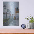 'Terrace And Observation Deck At The Moulin De Blute-Fin' by Vincent Van Gogh – Metal Wall Art, 12x16 room view
