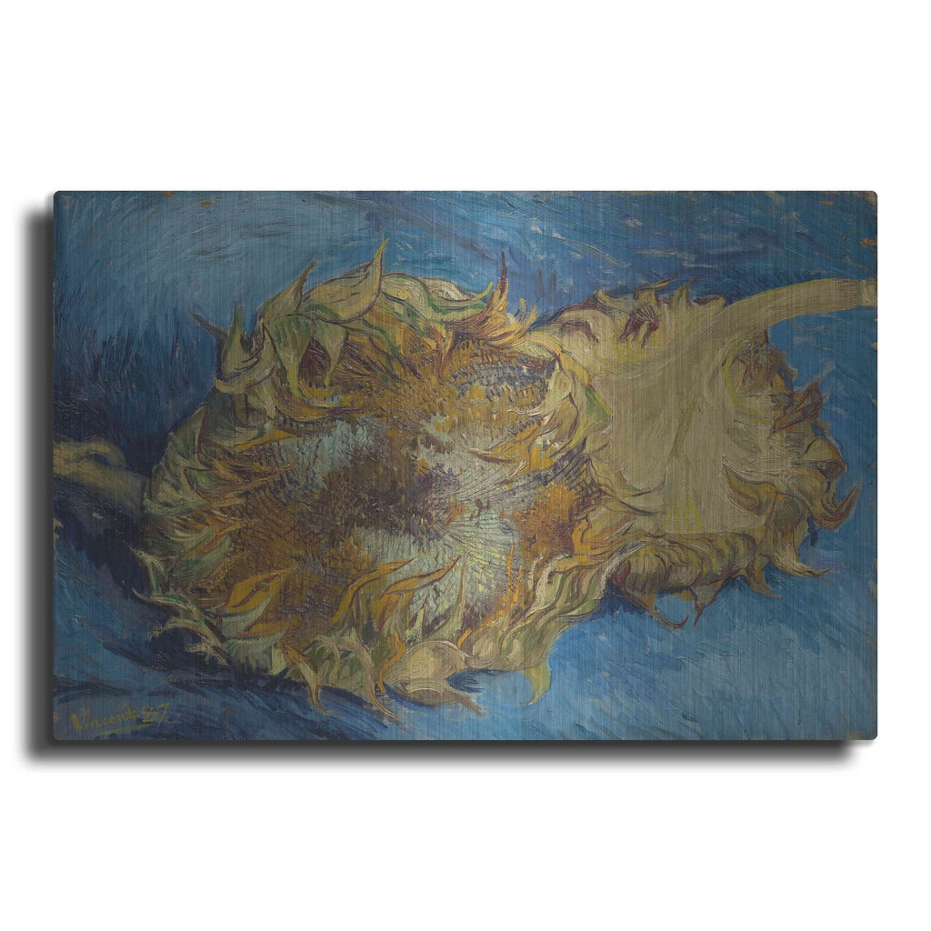 'Sunflowers 1887' by Vincent Van Gogh – Metal Wall Art