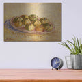 'Still Life, Basket Of Apples' by Vincent Van Gogh – Metal Wall Art, 16x12 room view