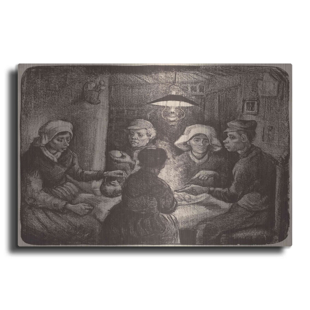 'Potato Eaters' by Vincent Van Gogh – Metal Wall Art
