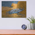 'Noon, Rest From Work' by Vincent Van Gogh – Metal Wall Art, 16x12 room view