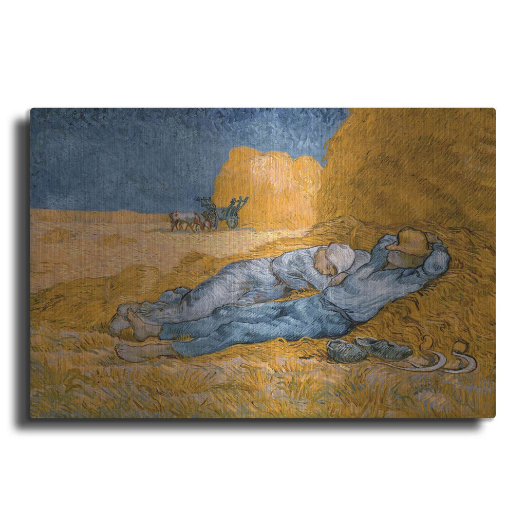 'Noon, Rest From Work' by Vincent Van Gogh – Metal Wall Art