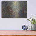 'Night After Millet' by Vincent Van Gogh – Metal Wall Art, 16x12 room view