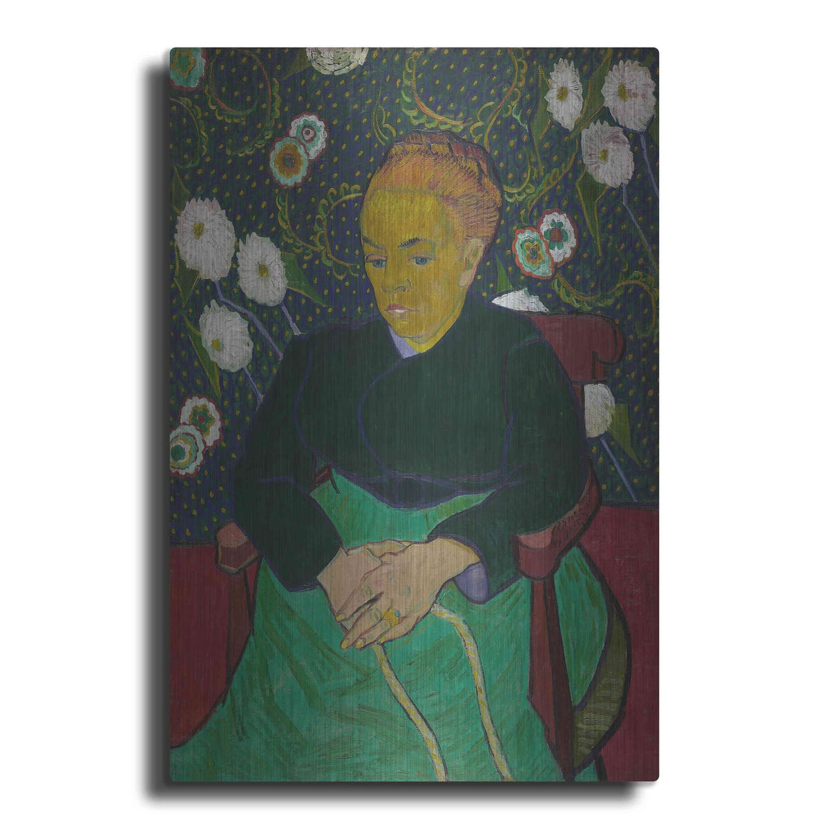 'Madame Roulin Rocking The Cradle' by Vincent Van Gogh – Metal Wall Art