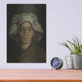 'Head Of A Woman 3' by Vincent Van Gogh – Metal Wall Art, 12x16 room view