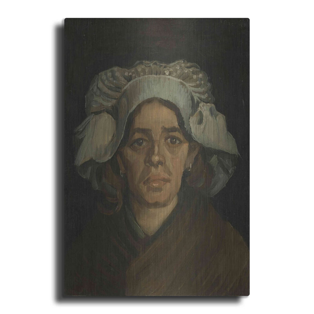 'Head Of A Woman 3' by Vincent Van Gogh – Metal Wall Art