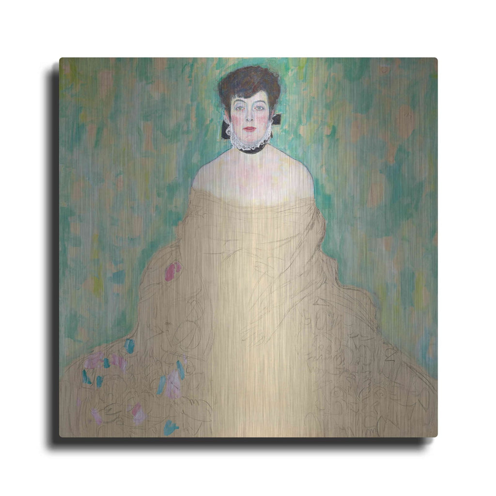 'Amalie Zuckerkandl' by Gustav Klimt – Metal Wall Art