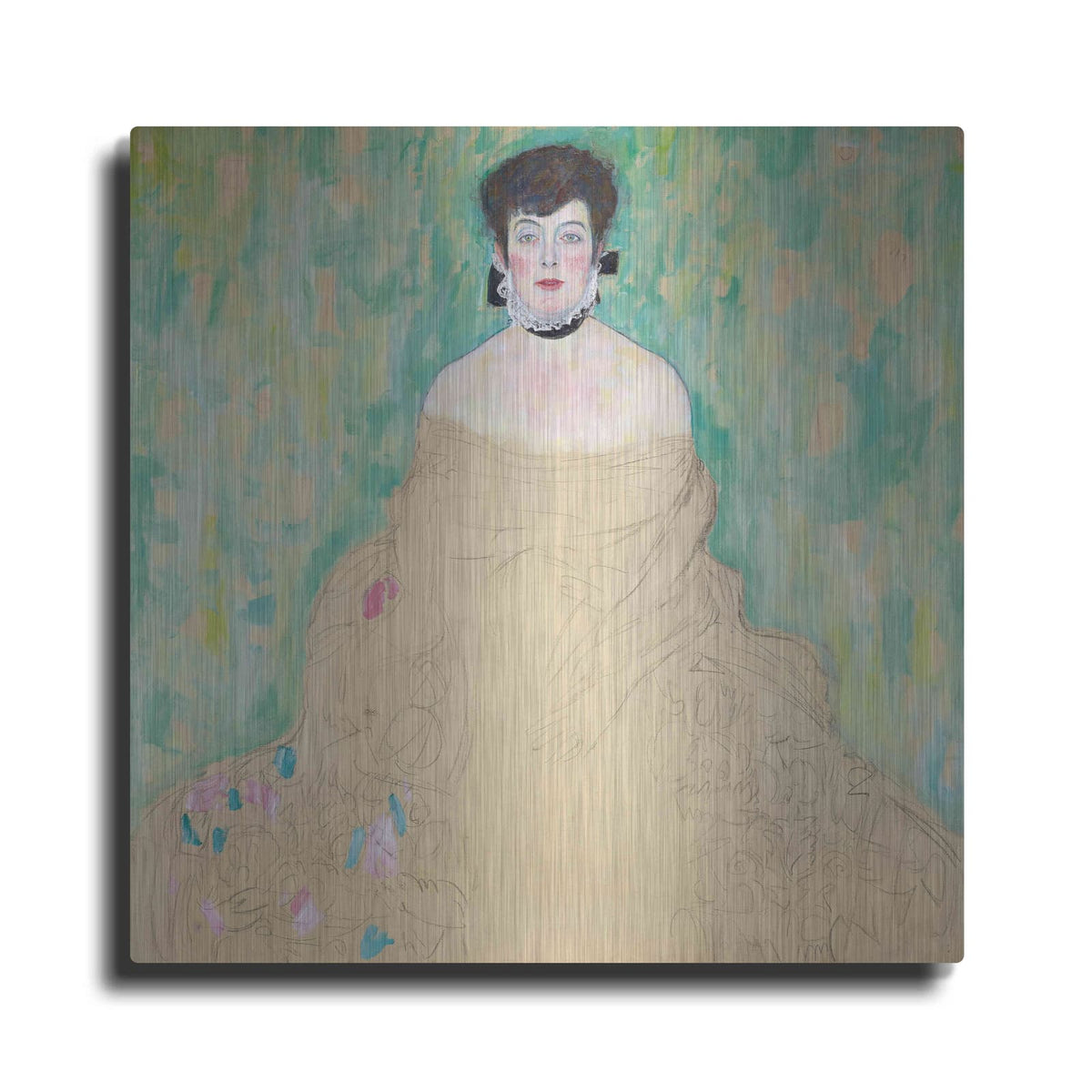 'Amalie Zuckerkandl' by Gustav Klimt – Metal Wall Art