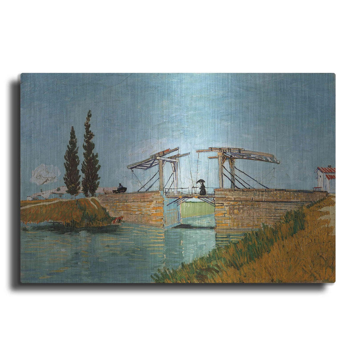 'Die Zugbrucke' by Vincent Van Gogh – Metal Wall Art