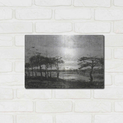 Luxe Metal Art 'Vincent Van Gogh 06' by Vincent Van Gogh, Metal Wall Art,16x12