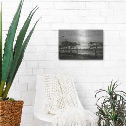 Luxe Metal Art 'Vincent Van Gogh 06' by Vincent Van Gogh, Metal Wall Art,16x12