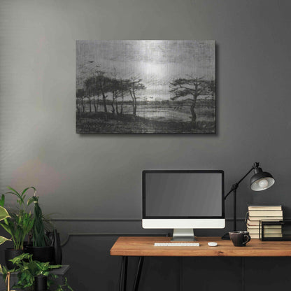 Luxe Metal Art 'Vincent Van Gogh 06' by Vincent Van Gogh, Metal Wall Art,36x24