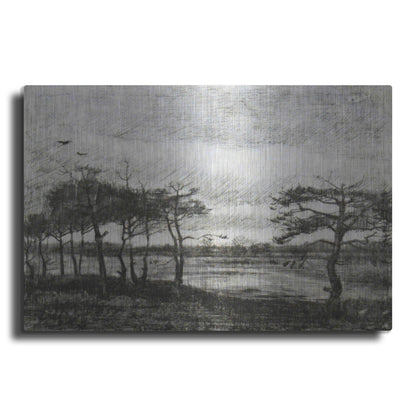 Luxe Metal Art 'Vincent Van Gogh 06' by Vincent Van Gogh, Metal Wall Art