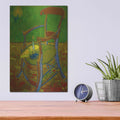 'Gauguin'S Chair' by Vincent Van Gogh – Metal Wall Art, 12x16 room view