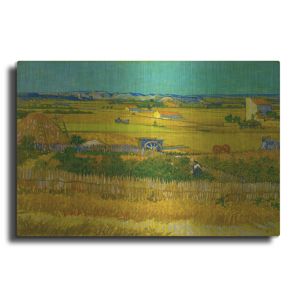 'De Oogst' by Vincent Van Gogh – Metal Wall Art