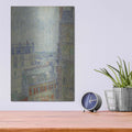 'View From Theo's Apartment' by Vincent Van Gogh – Metal Wall Art, 12x16 room view