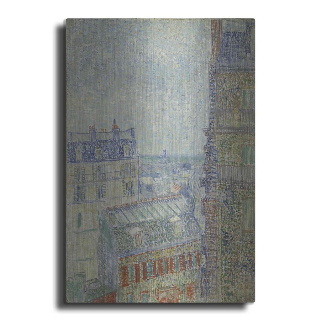 'View From Theo's Apartment' by Vincent Van Gogh – Metal Wall Art
