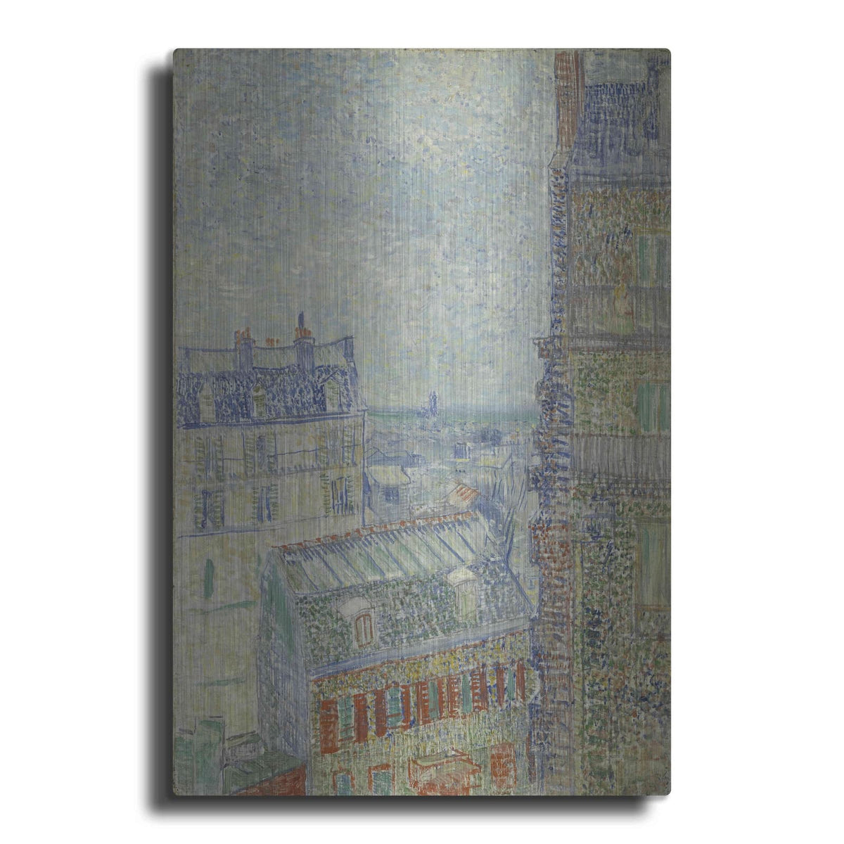 'View From Theo's Apartment' by Vincent Van Gogh – Metal Wall Art