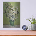 'Vase Of Roses' by Vincent Van Gogh – Metal Wall Art, 12x16 room view