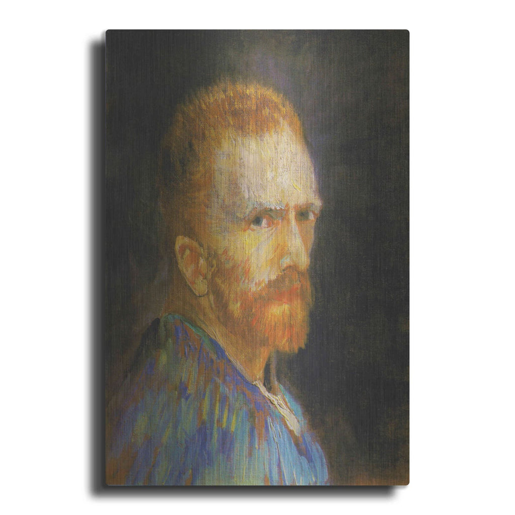 'Selbstbildnis X' by Vincent Van Gogh – Metal Wall Art
