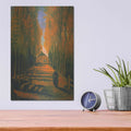 'Poplars In Autumn' by Vincent Van Gogh – Metal Wall Art, 12x16 room view