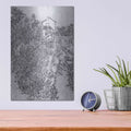 'Garden With Flowers' by Vincent Van Gogh – Metal Wall Art, 12x16 room view