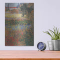'Blumengarten' by Vincent Van Gogh – Metal Wall Art, 12x16 room view