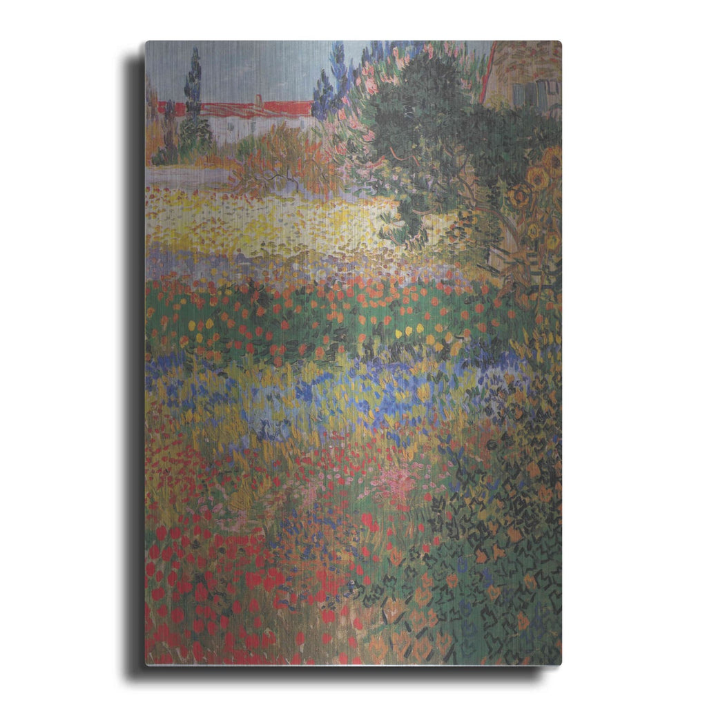 'Blumengarten' by Vincent Van Gogh – Metal Wall Art