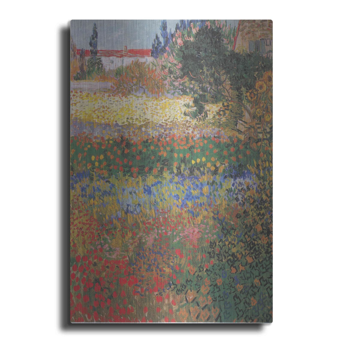 'Blumengarten' by Vincent Van Gogh – Metal Wall Art