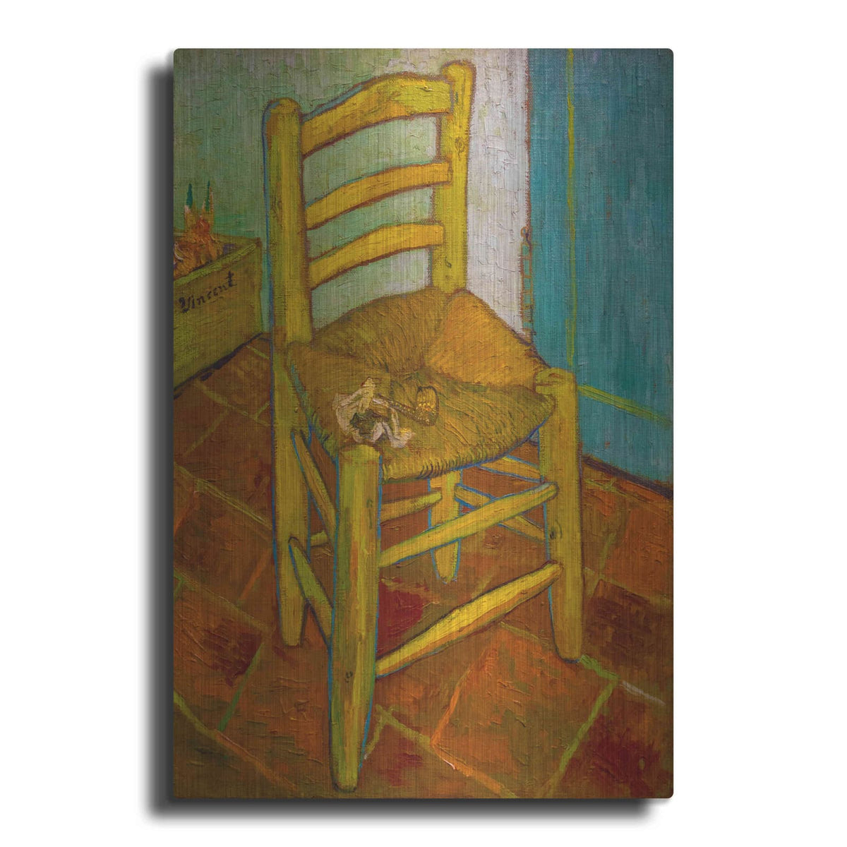 'Van Gogh'S Chair' by Vincent Van Gogh – Metal Wall Art