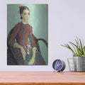 'La Mousme' by Vincent Van Gogh – Metal Wall Art, 12x16 room view