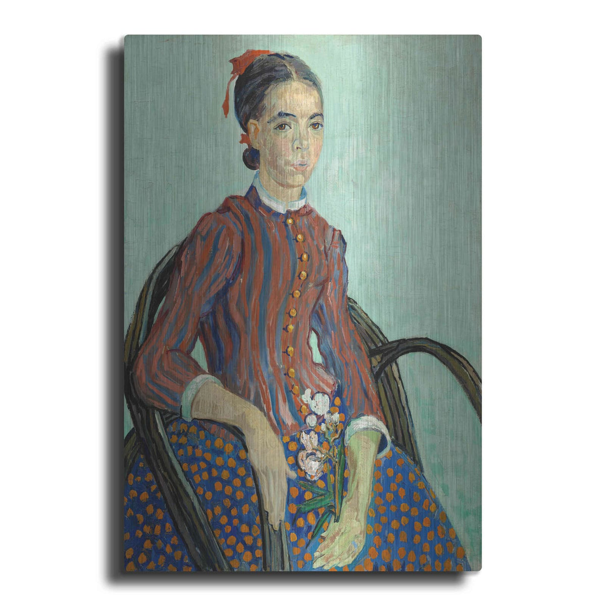 'La Mousme' by Vincent Van Gogh – Metal Wall Art