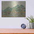 'The Olive Orchard' by Vincent Van Gogh – Metal Wall Art, 16x12 room view