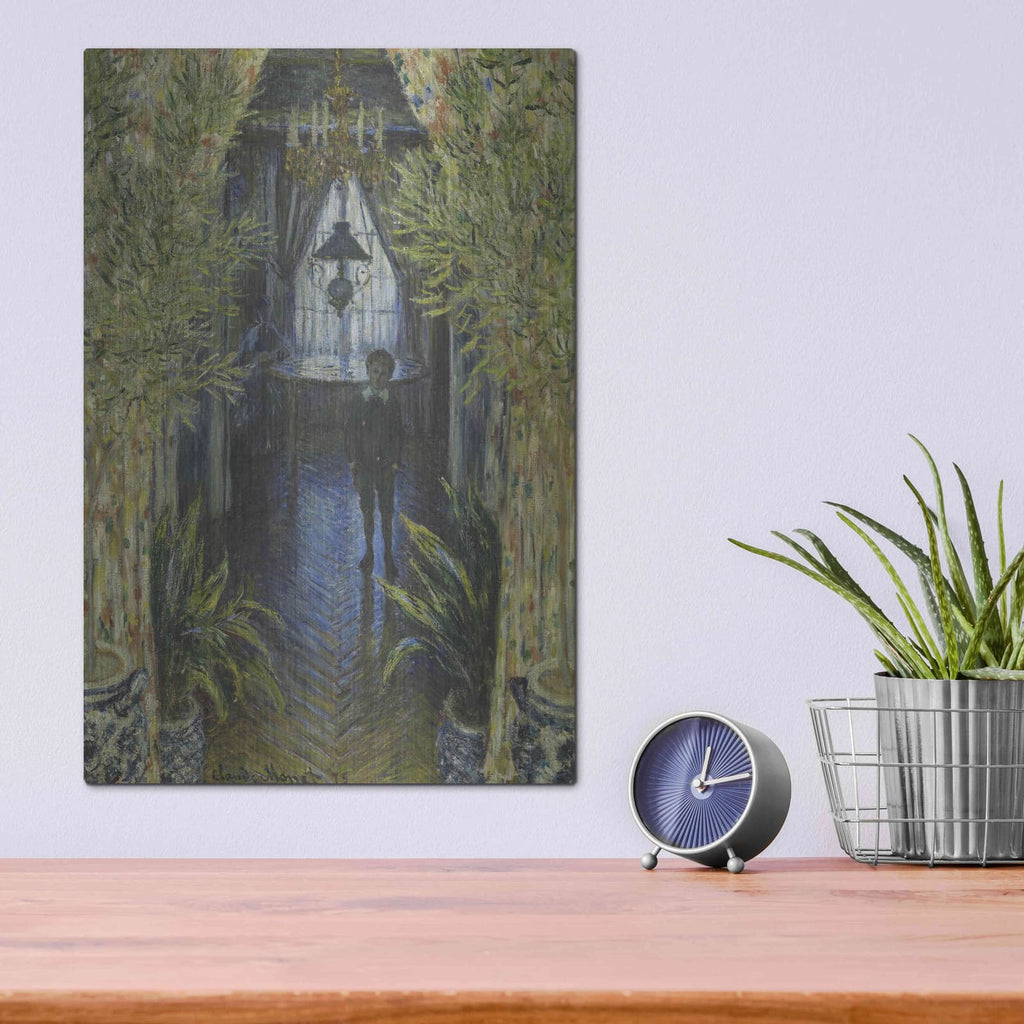 'A Corner Of The Apartment' by Claude Monet – Metal Wall Art, 12x16 room view
