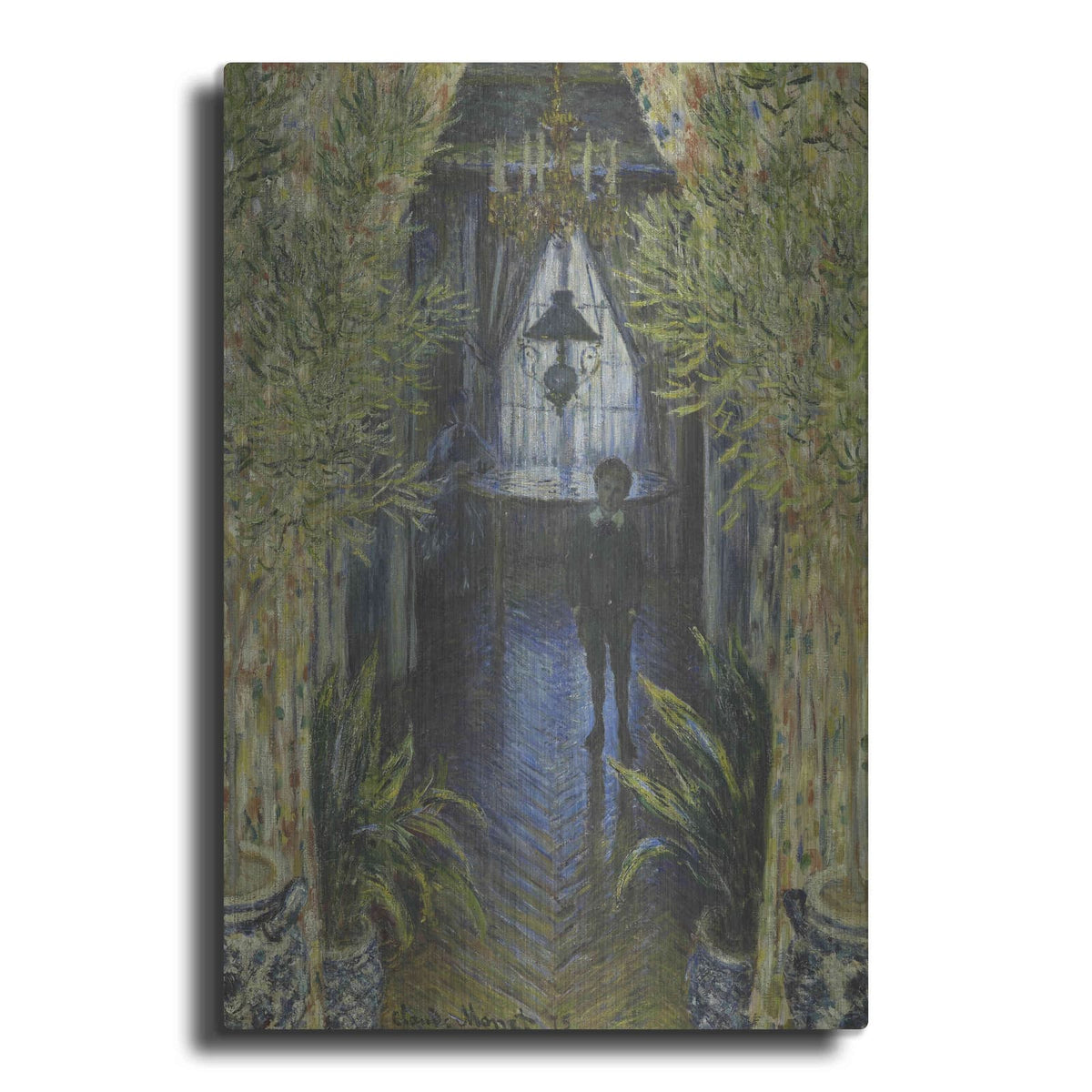 'A Corner Of The Apartment' by Claude Monet – Metal Wall Art