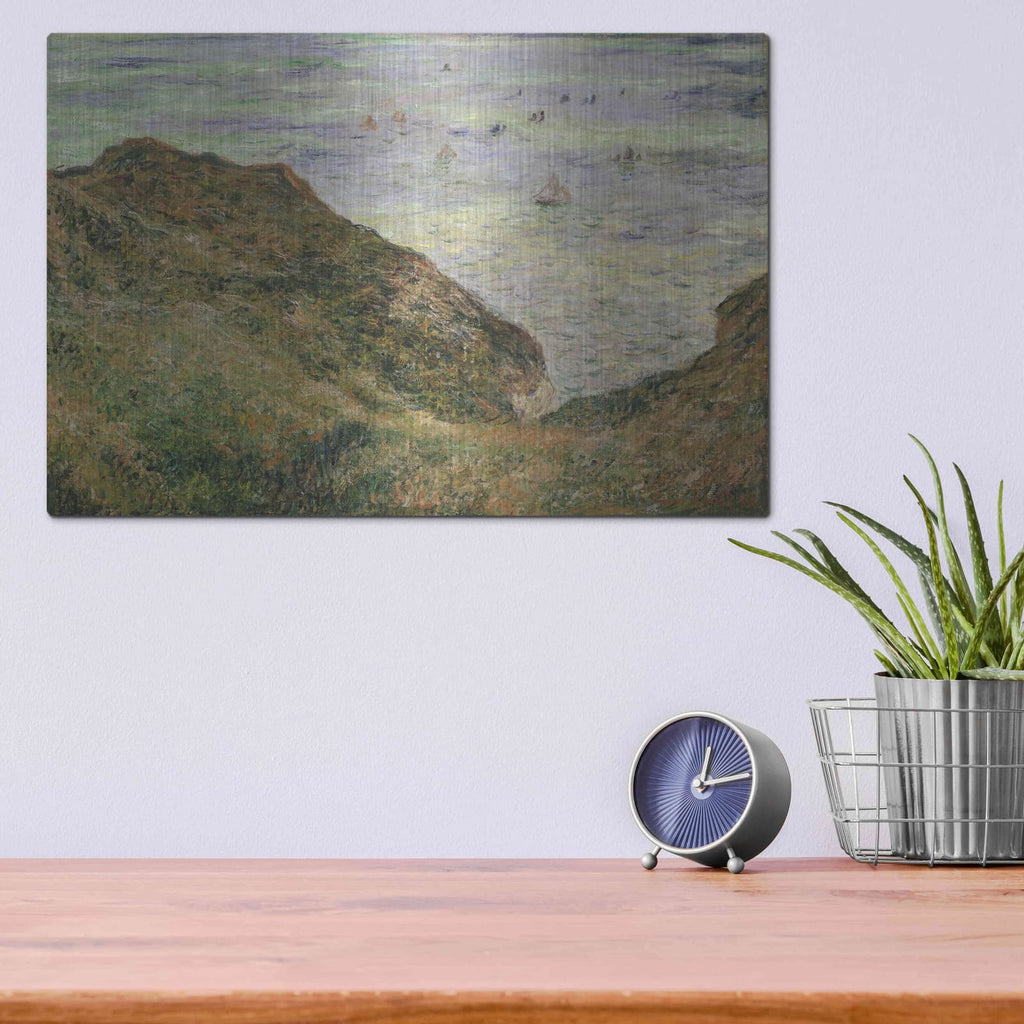 'View Over The Sea' by Claude Monet – Metal Wall Art, 16x12 room view
