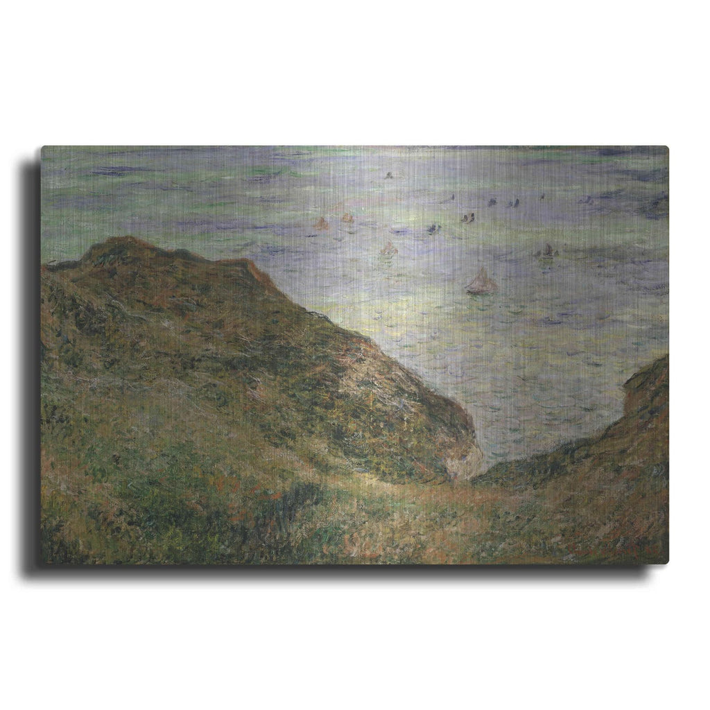 'View Over The Sea' by Claude Monet – Metal Wall Art