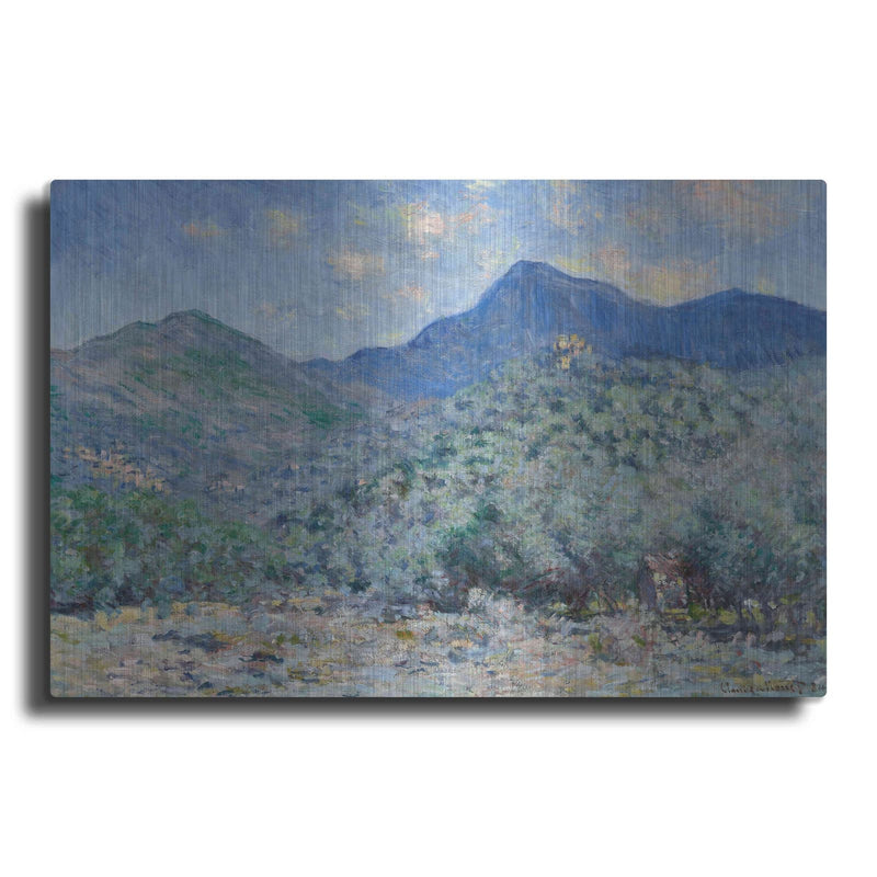 'Valle Buona, Near Bordighera' by Claude Monet – Metal Wall Art