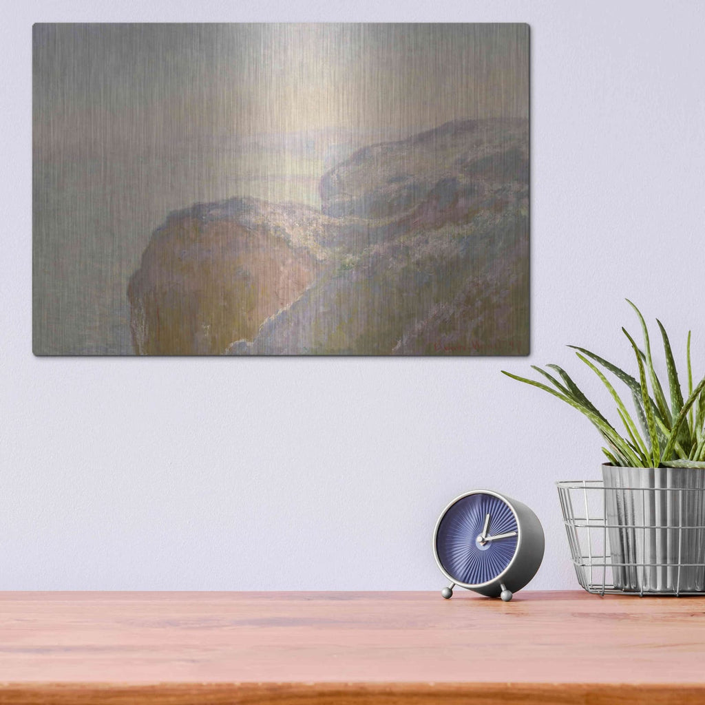 'Val-Saint-Nicolas, Near Dieppe' by Claude Monet – Metal Wall Art, 16x12 room view